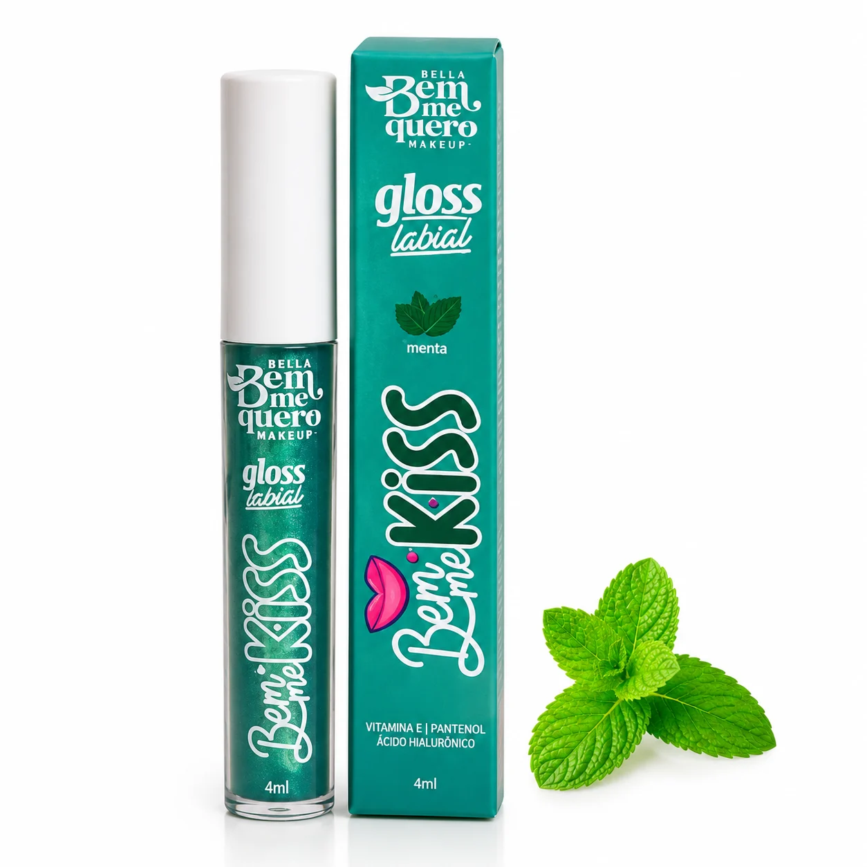Gloss Labial Bem Me Kiss Menta
