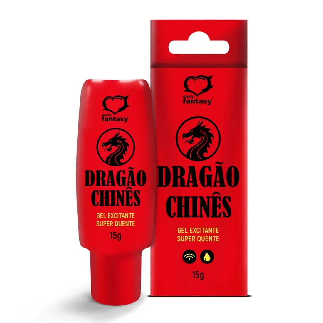 Dragão Chinês Gel Excitante Super Quente 15g